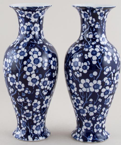 Vases pair of c1920s
